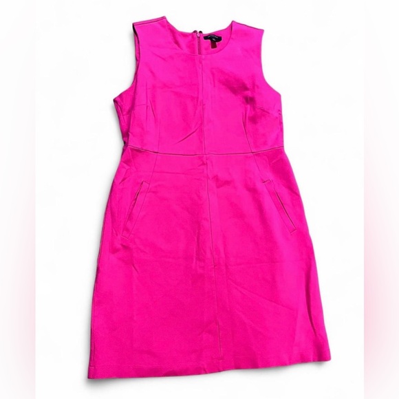 Lands' End Dresses & Skirts - Lands' End Vibrant Pink Mini Dress Sleeveless Spring Feminine Petite